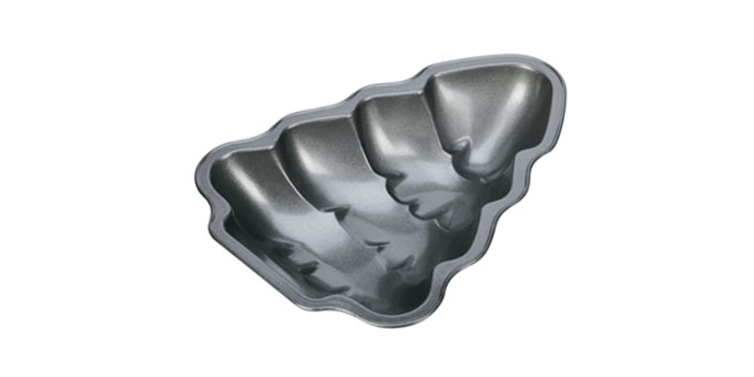 Backform Weihnachtsbaum DELÍCIA 26x19 cm Edelstahl, Antihaftbeschichtung Spülmaschinenfest