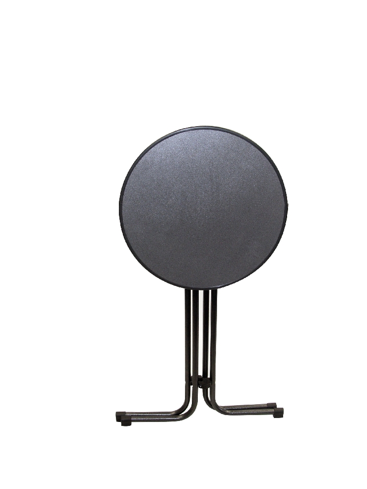 Stehtisch MERKUR anthrazit / schwarz Durchmesser: 80cm, Höhe: 109cm