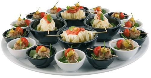 Schale -PURE- Ø 5,5 cm, H: 4 cm Melamin, schwarz, 0,02 Liter spülmaschinengeeignet stapelbar nicht mikrowellengeeignet keine