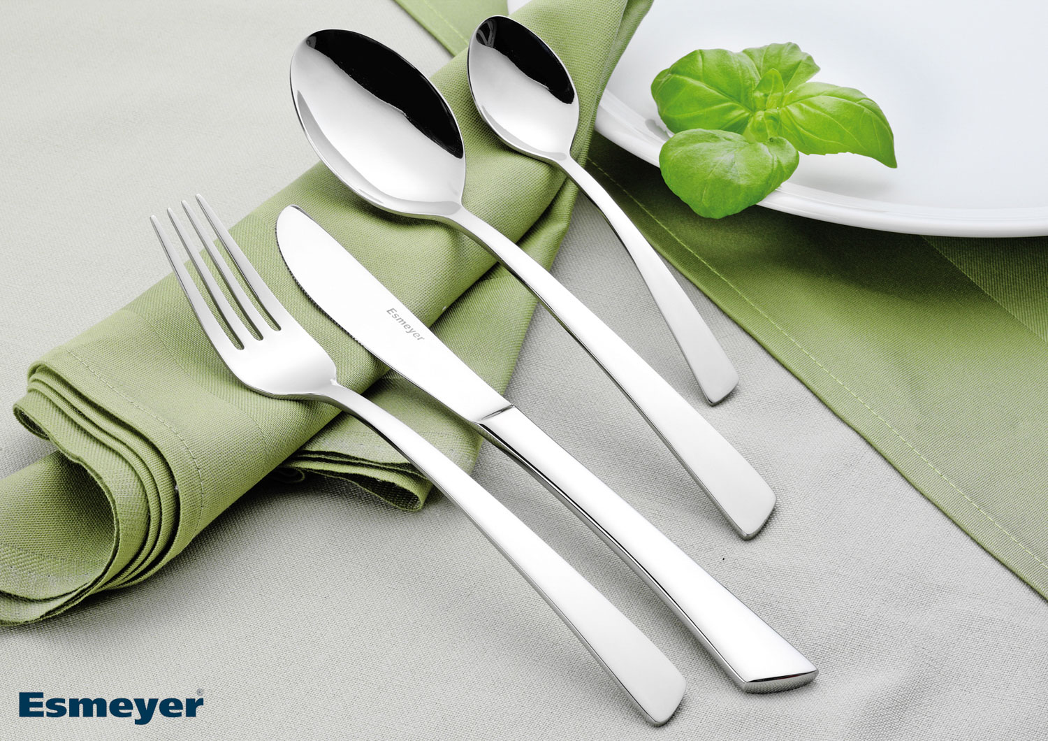 24-tlg. Besteck LENA aus hochwertigem Edelstahl 18/8, poliert. Messer aus Klingenstahl.