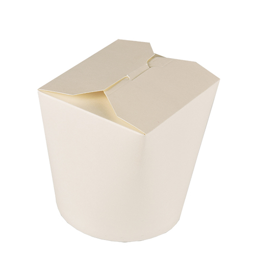 50 Pastaboxen, Pappe 750 ml 10 cm x 10 cm x 8,5 cm weiss von PAPSTAR
