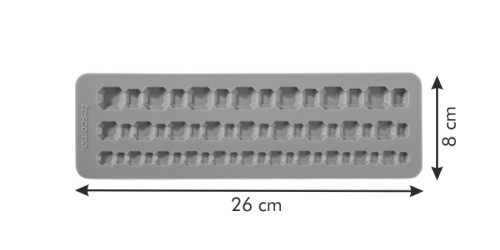 Silikonformen DELÍCIA DECO, Bordüre mit Edelsteinen