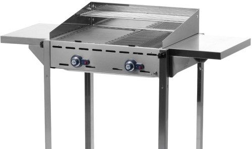 HENDI Arbeitsplatte seitlich für Grillsystem Green Fire - 480x298x(H)160 mm