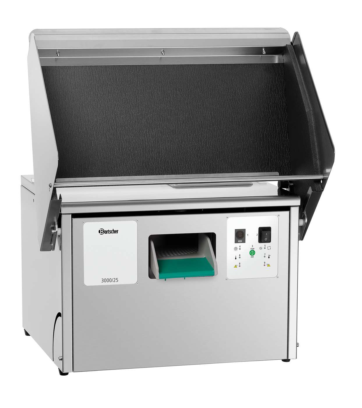 Bartscher Lärmschutzhaube 3000/25 | Ausgelegtfür: Besteckpoliermaschine 3000/25 | Maße: 63,5 x43,5 x 34,5 cm. Gewicht: 5,8 kg