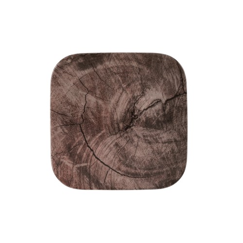 Seltmann Coupteller flach eckig 16,5x16,5 M5383, eckig, Form: Coup Fine Dining, Dekor: 57654 Oak, hohe Kantenschlagfestigkeit, Made in Germany