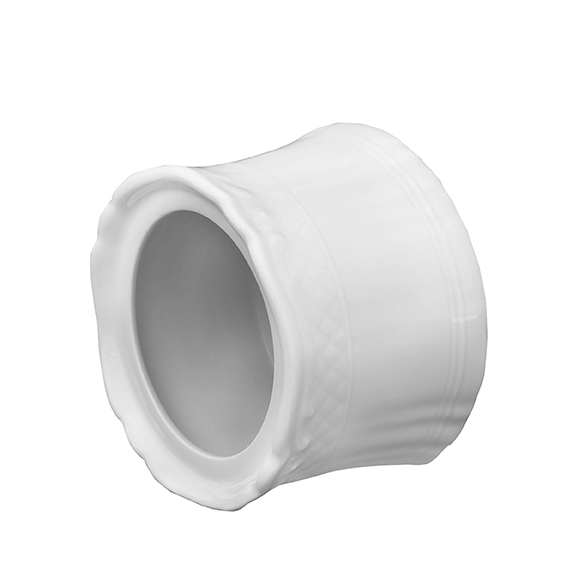 Zuckerdose Unterteil 0,25 l - Form: La Reine -, weiss - aus Porzellan. Hersteller: Eschenbach., "Made in Germany".