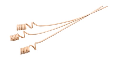 Deko-Rattanstäbchen FANCY HOME, 3 St., Spiralen