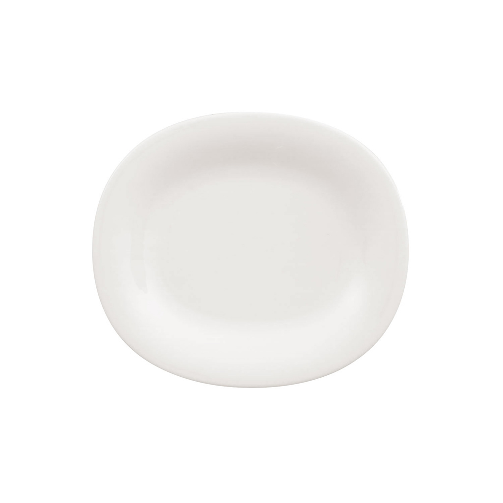 Villeroy und Boch Frühstücksteller oval - Maße: 23 x 20 x 2,2 cm / Ser.: New Cottage Basic