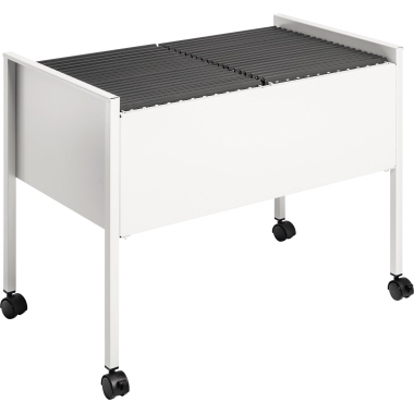 DURABLE Hängemappenwagen ECONOMY 100 DUO 76 x 59,2 x 42,5 cm (B x H x T) Stahl, epoxidharzbeschichtet grau
