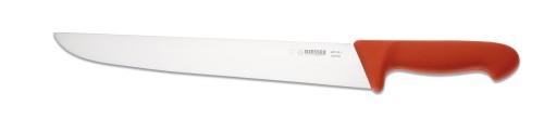 Schlachtmesser, schmale Form 30 cm, rot Giesser - Made in Germany
