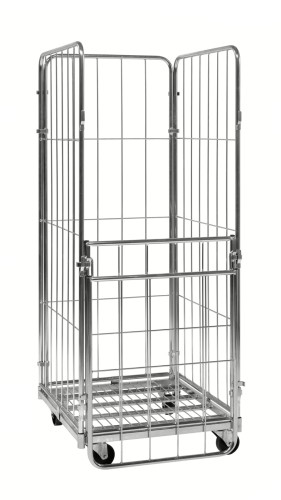 Rollcontainer 3 Seiten - Maße: 72 x 80 x 180 cm - Gewicht: 31 kg - Belastungsgewicht: 400 kg