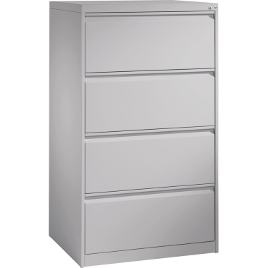 C+P Hängeregistraturschrank Acurado 787 x 1.357 x 590 mm (B x H x T) Stahl, lackiert weißaluminium