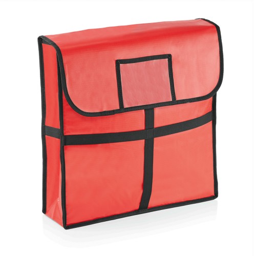 Isoliertasche, für 2 Pizzen bis 40 cm. Mit Aluminiumkaschierung. Material: Aluminium, Kunststoff.