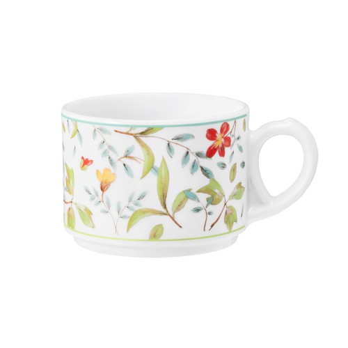 Seltmann Obere zur Kaffeetasse 0,18 l, rund, Form: Community, Dekor: 57401 Landhaus, hohe Kantenschlagfestigkeit, Made in Germany