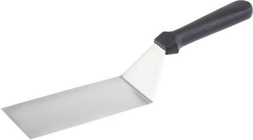 Wender 20 x 7,5 cm, Länge 33 cm flexible Edelstahl-Klinge rutschfester Griff aus Polypropylen, schwarz hitzebeständig