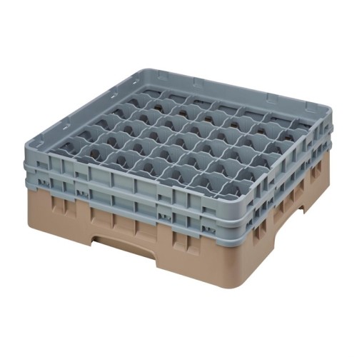 Cambro Gläserspülkorb beige mit 49 Fächern max Glashöhe 13,3cm. Dieser Gläserspülkorb bietet optimalen Schutz für Ihre