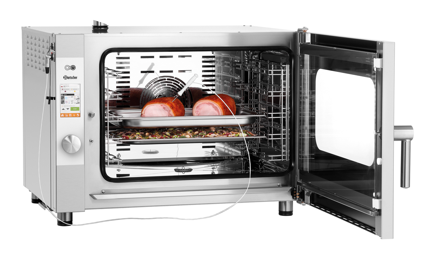 Bartscher Kombidämpfer Silversteam P-5111D |Temperaturbereich bis: 300 °C | Maße: 89 x 83 x67,0 cm. Gewicht: 84,6 kg