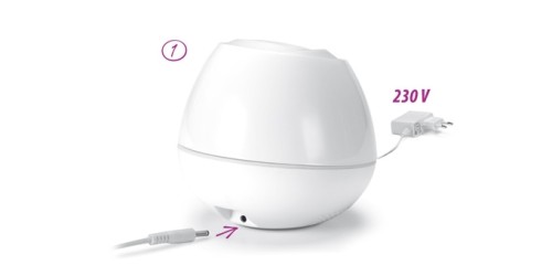 Ultraschall-Luftbefeuchter FANCY HOME, Rose