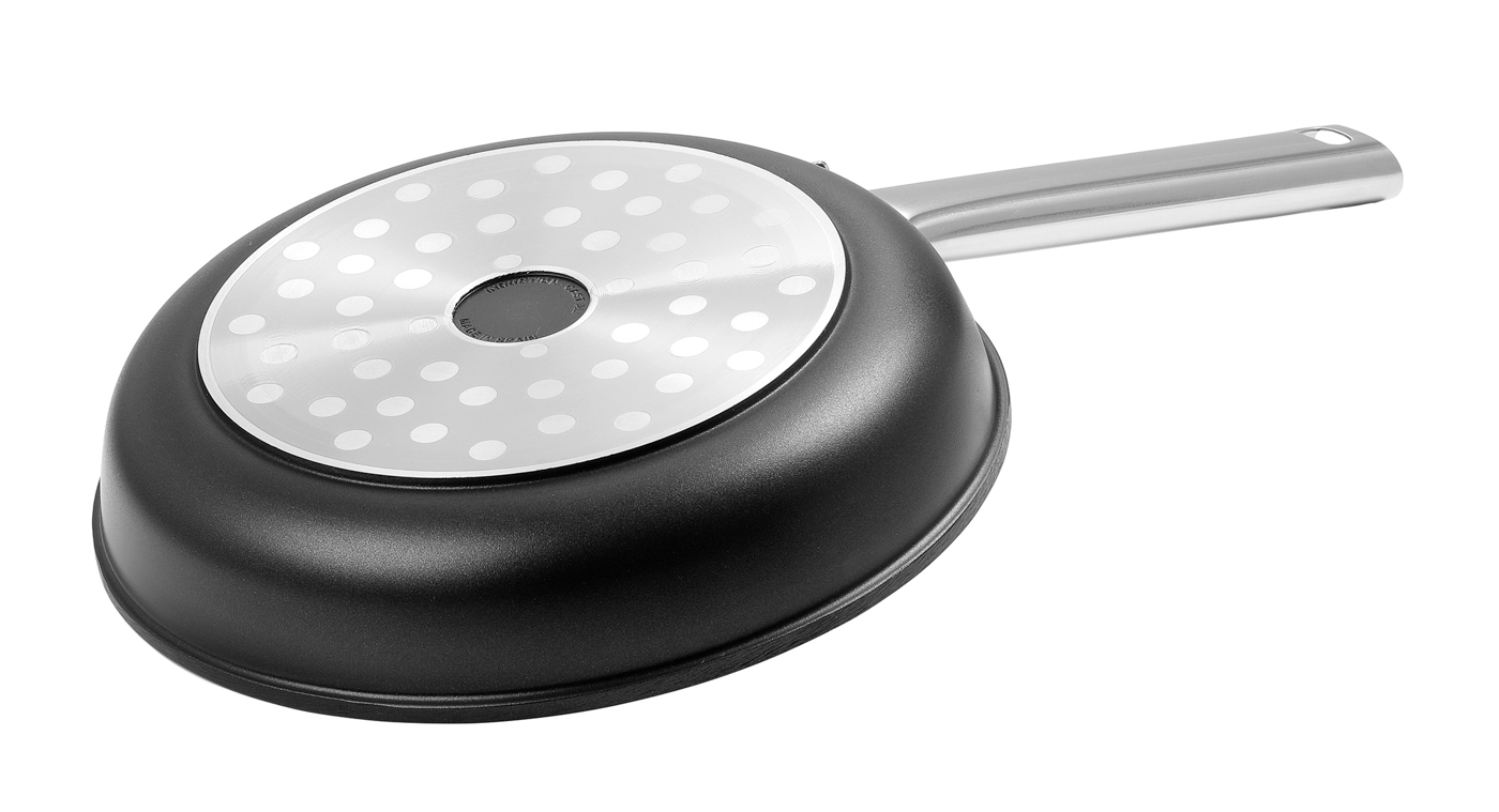 Bartscher Bratpfanne 240A | Pfannen-Höhe: 55 mm | Maße: 49 x 25 x 140 cm. Gewicht: 0,9 kg