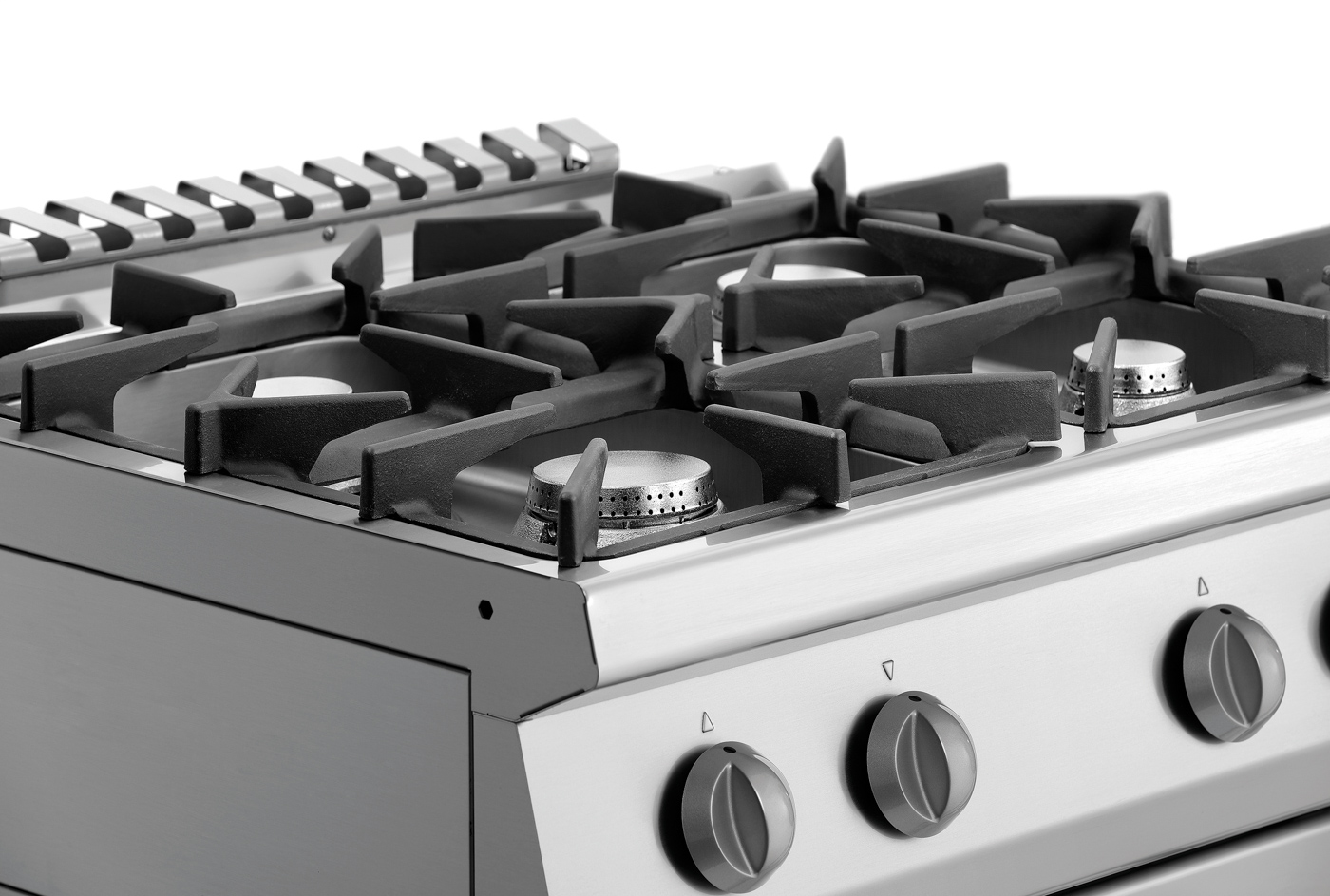 Bartscher Gasherd 70040 EB11 | Pilotflamme: Ja |Maße: 80 x 70 x 85,0 cm. Gewicht: 103,4 kg