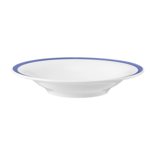 Seltmann Salatteller 19 cm, rund, Form: Community, Dekor: 57395 Pinselband 3, hohe Kantenschlagfestigkeit, Made in Germany