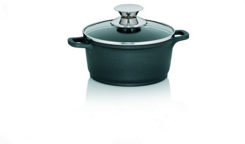 Kela Fleischtopf Kerros Aluminium 8cm 16cmØ 1l