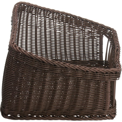 Westmark Präsentationskorb eckig, 50 x 40 x 16/27 cm, braun