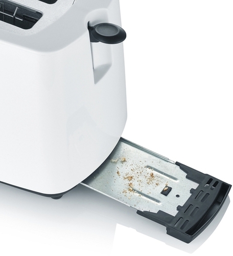 SEVERIN Automatik-Toaster, weiß-schwarz AT 2286