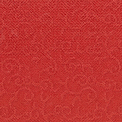 50 Servietten "ROYAL Collection" 1/4-Falz 40 cm x 40 cm rot "Casali" von PAPSTAR