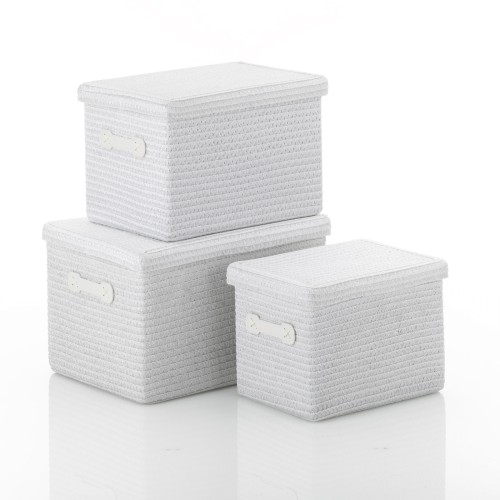 Korb-Set Rimossa PP-Kunststoff weiß 3tlg von Kela