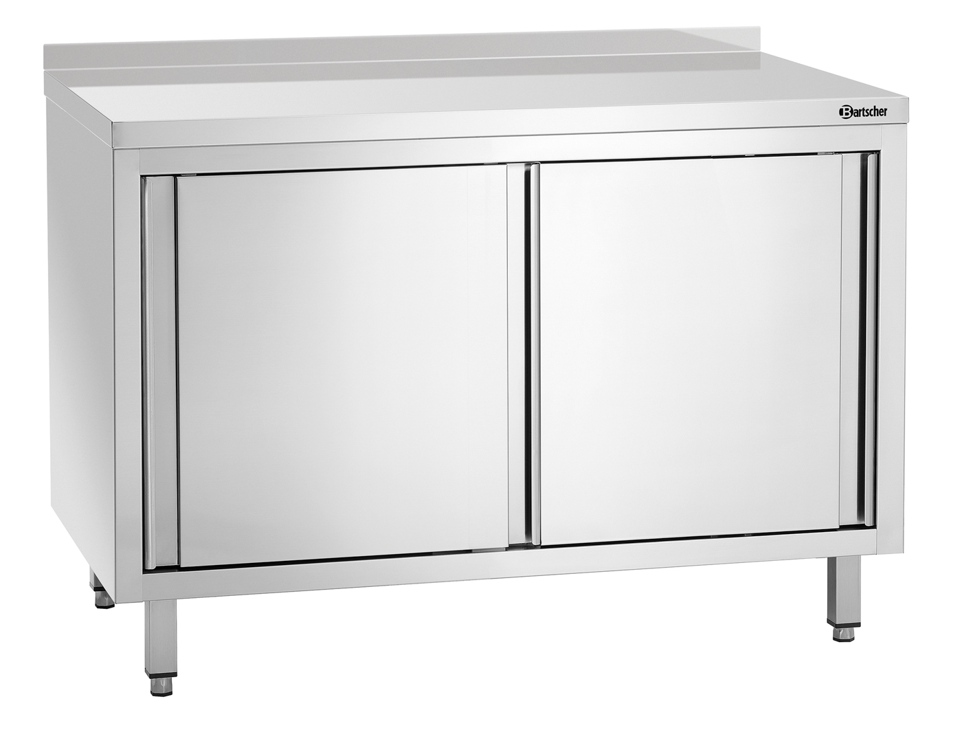 Bartscher Arbeitsschrank, B1200, MA, ST, ZB | 40mm abgekantet ,Füße aus Vierkantrohr 40 x 40 mm |Maße: 120 x 70 x 85,0 cm. Gewicht: 68,3 kg