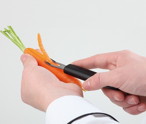 Ziseliermesser Länge 15 cm Edelstahl mit geschärften Rand Griff aus Polyamid zum gleichmäßigen Einritzen von Linien und