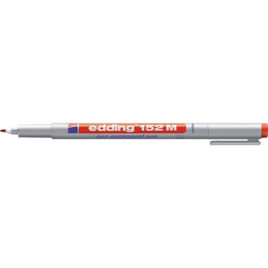 edding Folienstift 152 M 1mm rot nicht dokumentenecht