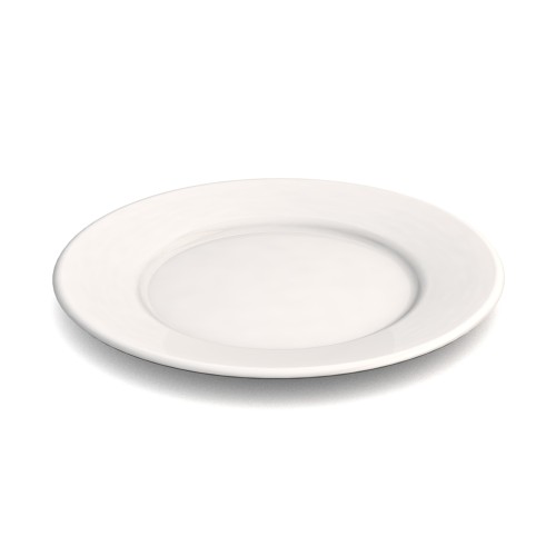Ornamin Teller flach 124, Ø23,5cm weiß