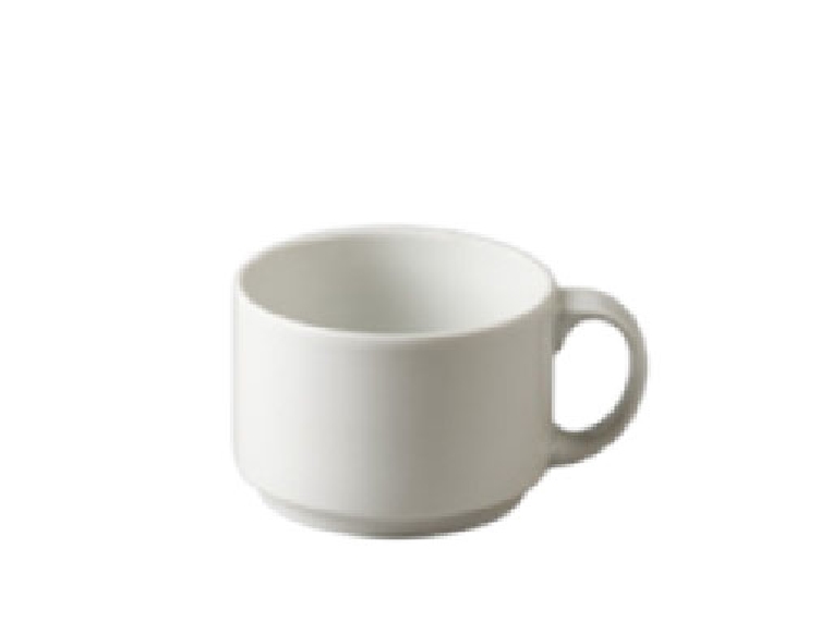 Kaffeeobertasse ADRINA, Farbe: weiß, Inhalt: 0,25 Liter, stapelbar.