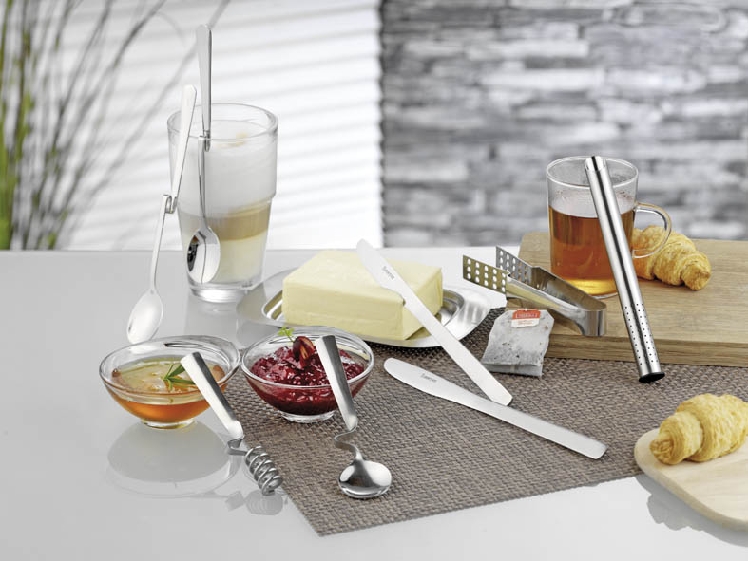 2-teiliges Set Aufschnittgabel "SYLVANA", aus Edelstahl 18/10, poliert.