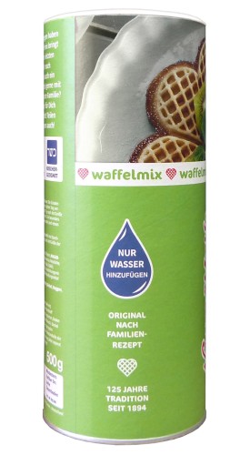 Neumärker's Gourmet Waffel Karton (12x 0,5 kg) Profi-Backmischung für Waffeln | 12 Dosen à 500 g im Umkarton