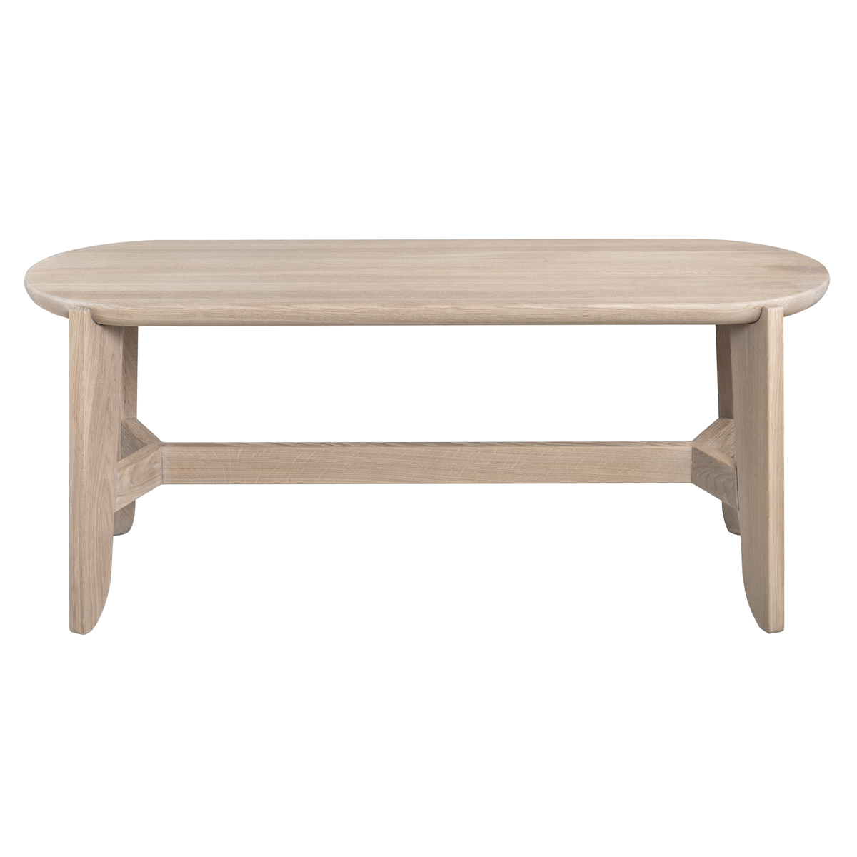 Sitzbank -ELI-. Material: oak, matte white oiled. Von Blomus.