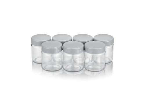 Severin Ersatzgläser für Joghurtbereiter, 7 Stück, passend zu den SEVERIN Joghurtbereitern JG 3516 / JG 3518 / JG 3519 / JG 3520