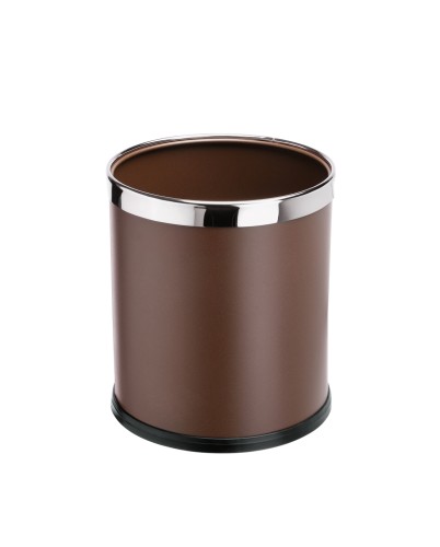 Papierkorb. pulverbeschichteter Stahl. mit Kunststoffbodenring und abnehmbarem