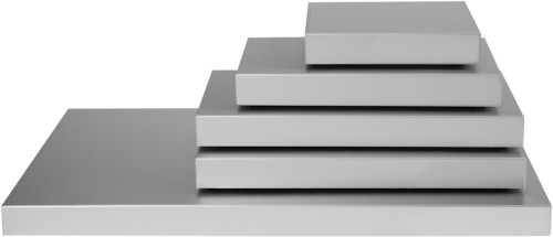 SARO Kühl-Servierplatte Modell STAY COOL 1/6 GN - Material: (außen) anod. Aluminium, 1 mm, (Innen) EPS mit integr. Kühlakkus - Hält für