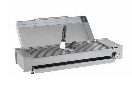 SARO WOW GRILL EGO HOME L mit Deckel, Temperaturbereich 80-320 °C, Edelstahl Anschluss: 230 V / 50 hz / 2,7 kw