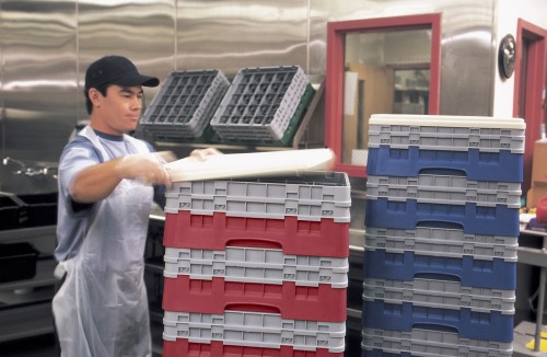 Basiskorb Camrack® mit 2 Extender von Cambro