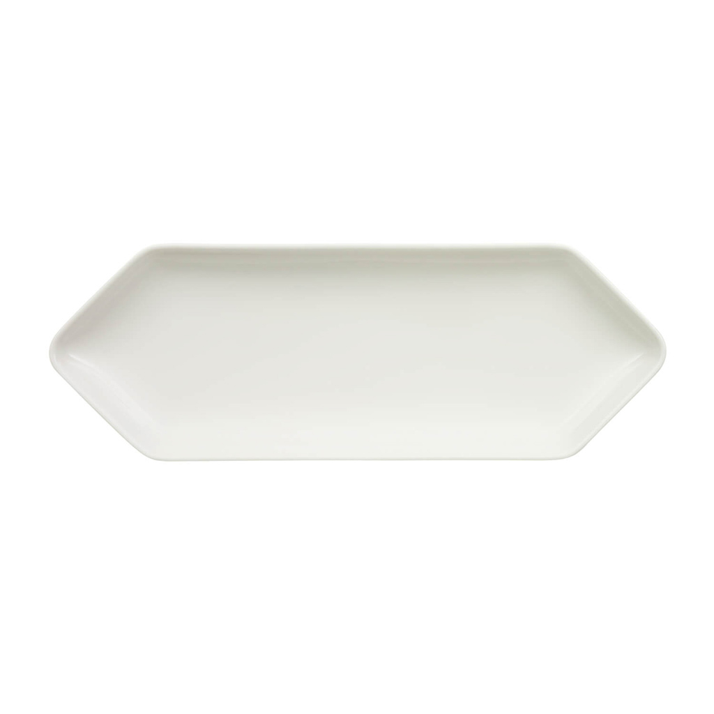 Villeroy und Boch Platte sechseckig - Maße: 33 x 12 cm / Ser.: Pi Carré