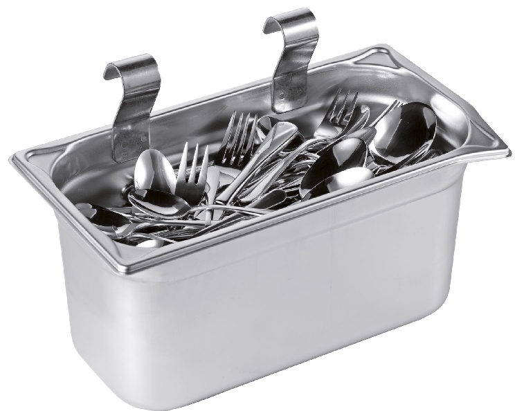 BLANCO Besteckbehälter für alle SW-Modelle, Maße 325 x 175 x 150 mm, spülmaschinengeeignet, aus 18/10 Edelstahl fugenlos,