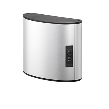 DURABLE Schlüsselschrank KEY BOX CODE 30,2 x 28 x 11,8 cm (B x H x T) 18 Schlüssel Aluminium silber metallic