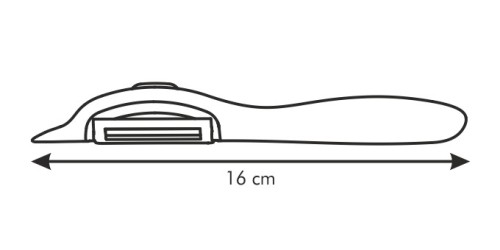 Keramik-Schäler mit Längsklinge VITAMINO
