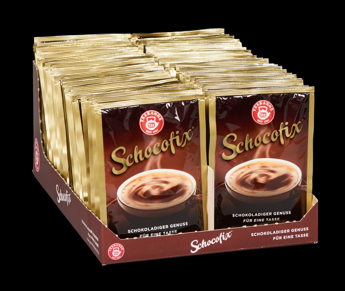 SCHOCOFIX von Teekanne, Kakaopulver, schnell löslich in Wasser oder Milch, Inhalt: 50 Portionen à 25 g,