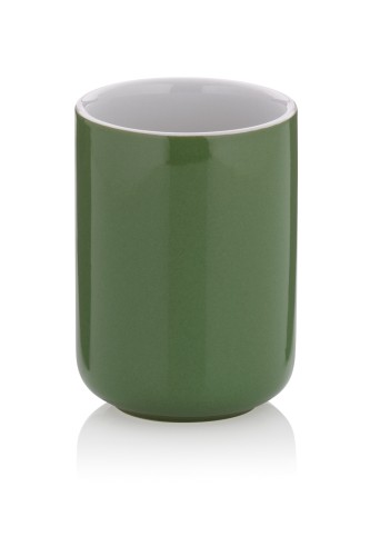 Becher Isabella Keramik blattgrün 10,0 cm 7,5 cm von Kela