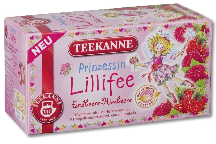 Teekanne PRINZESSIN LILLIFEE Tassenportion mit Papierumhüllung Inhalt: 20 Beutel